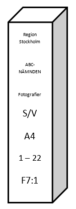 Exempel på märkning av askar