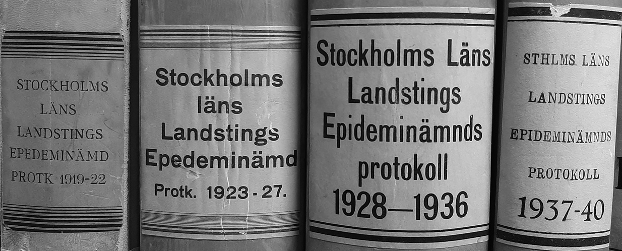 Epideminämndens protokollsböcker 1919-1940